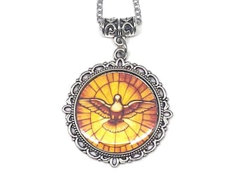 Holy Spirit Pendant Necklace