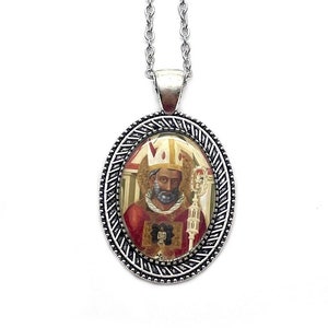 Saint Blaise Handmade Pendant Necklace