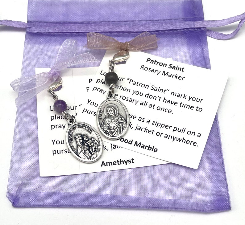 Our Lady of Mount Carmel Virgin of Carmel and Sacred Heart of - Etsy