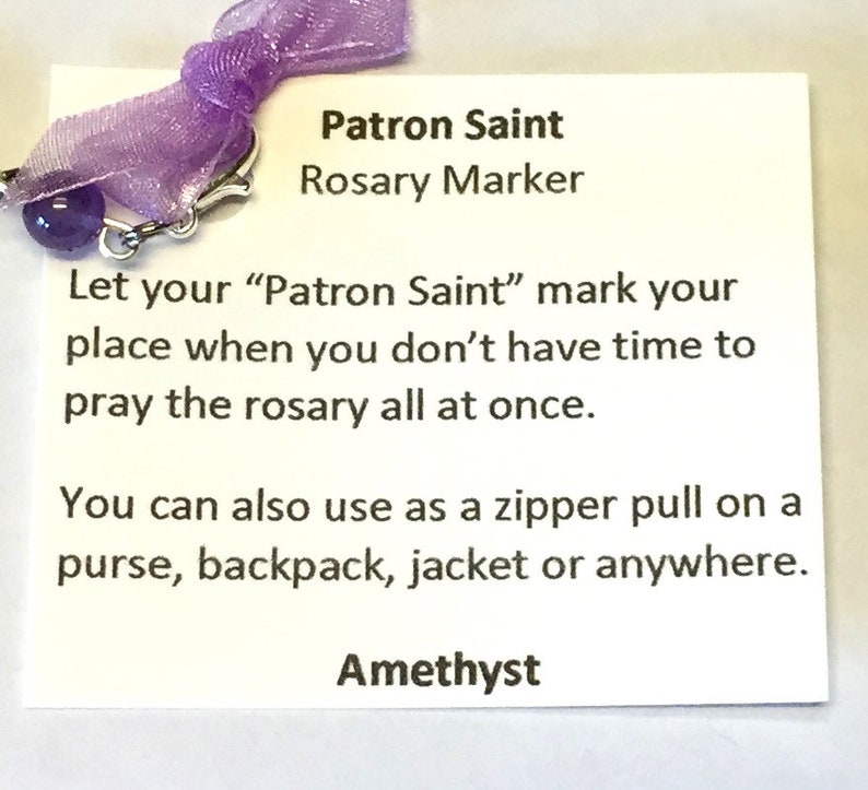 Guardian Angel for Firefighter Rosary Marker/zipper Etsy