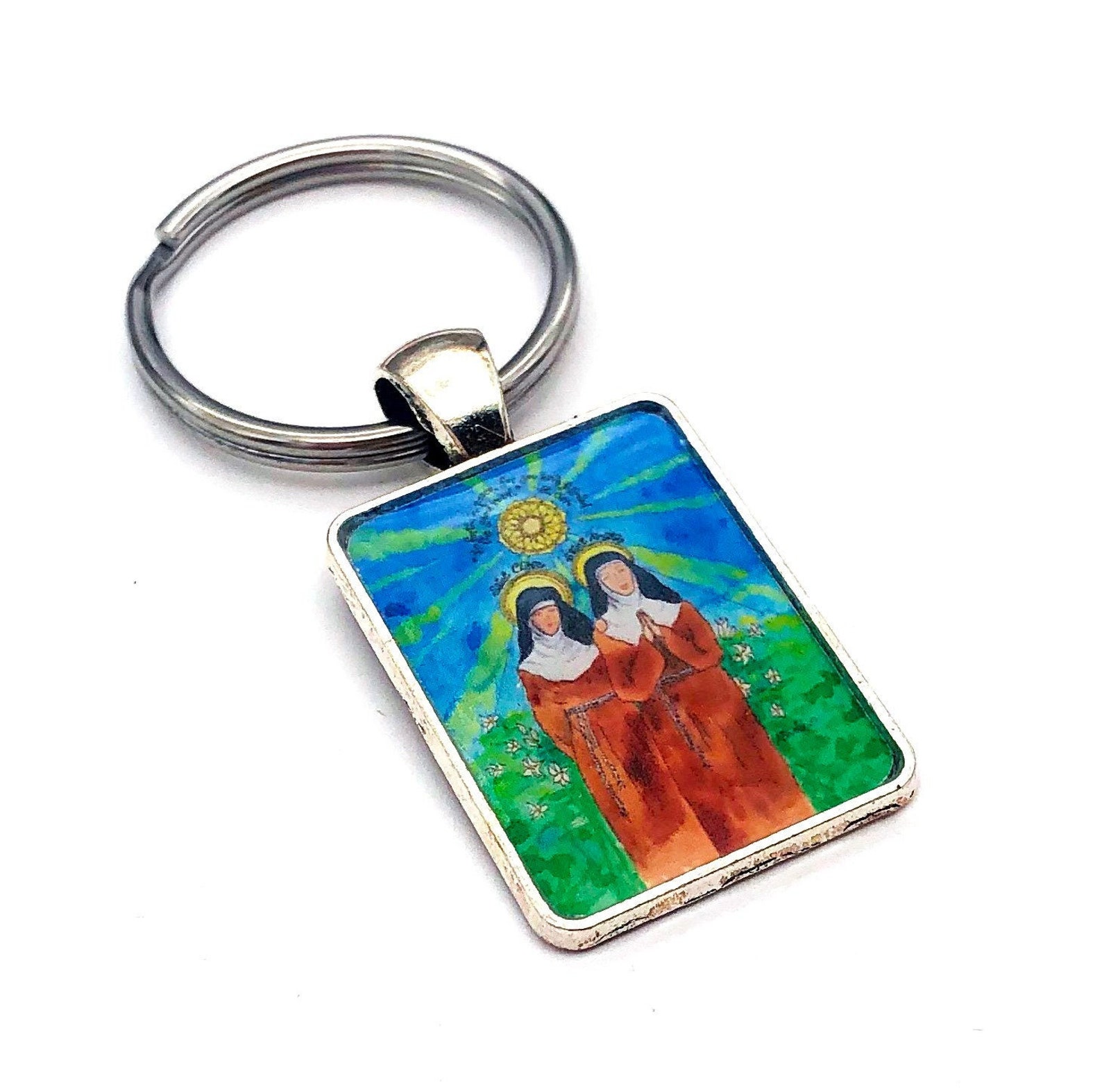 Saint Clare of Assisi and Saint Amata of Assisi Sts. Clare Etsy