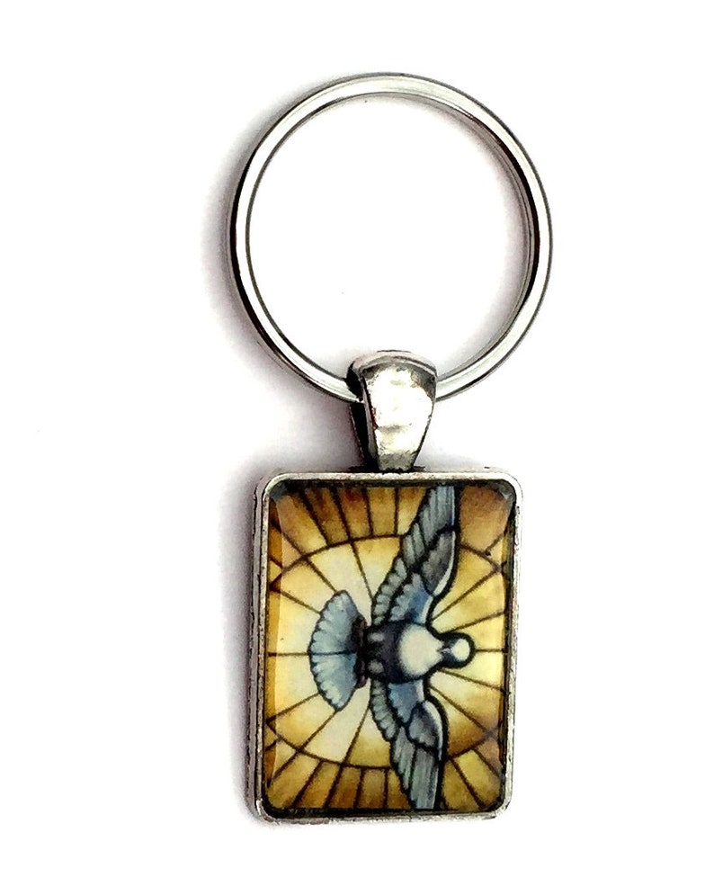 Holy Spirit Key Chain Etsy