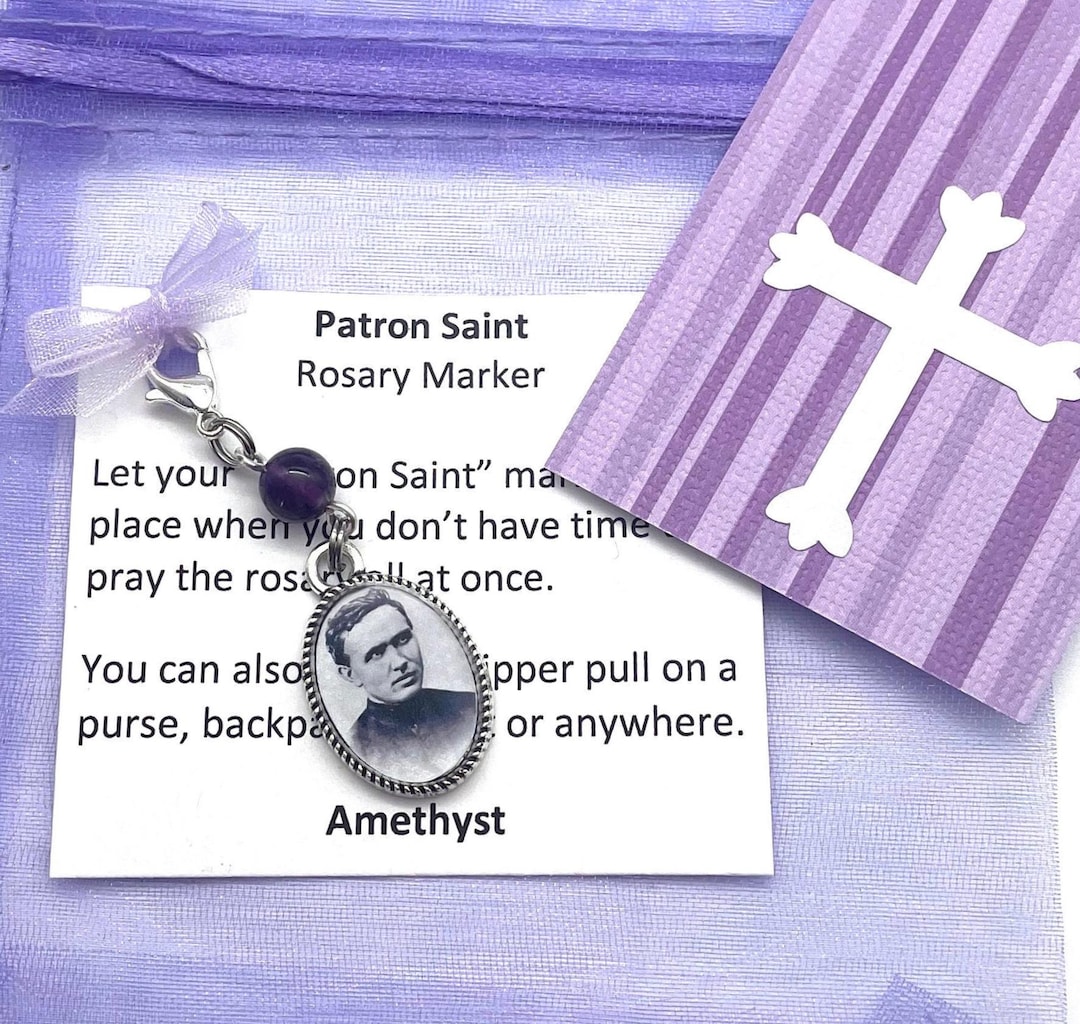 Saint Damien of Molokai Rosary Marker/zipper Pull - Etsy