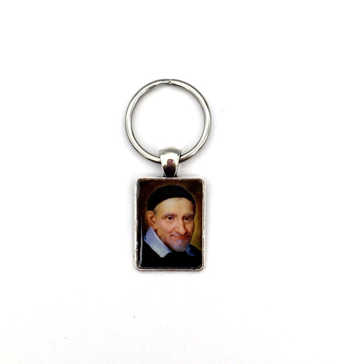 Saint Vincent De Paul Key Chain Patron of Charities - Etsy
