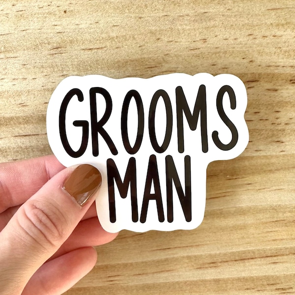 Groomsman Sticker | Bridal Party Gift | Bachelor Party