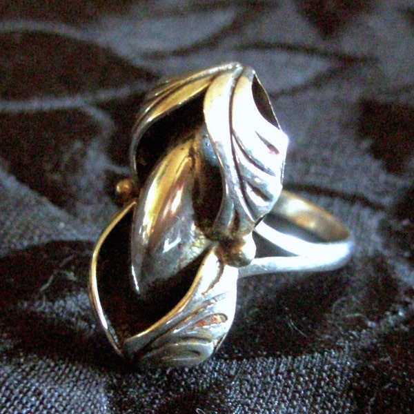 Excellent Navajo Ernest Ray Begay Sterling Ring Size 9.5 Inches Signed ERB