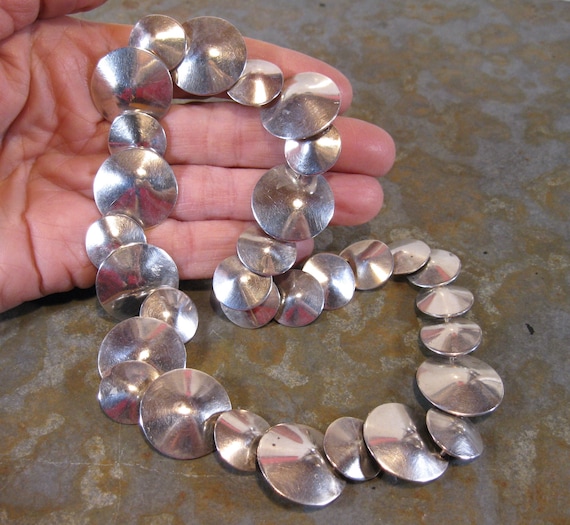 Excellent Artisan Signed Articulated Disks 80s Er… - image 1