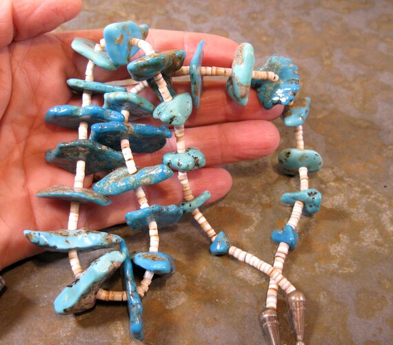 Excellent Southwestern Big Slab Turquoise and Pal… - image 3