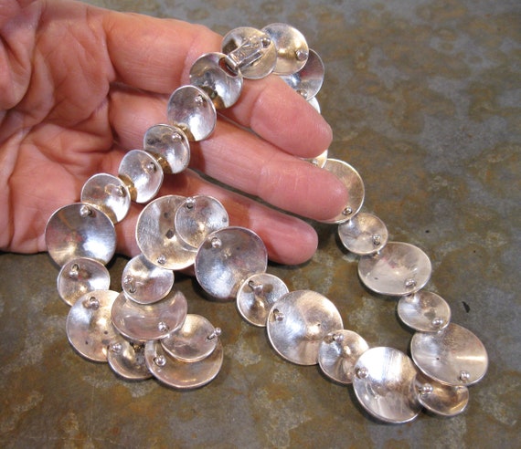 Excellent Artisan Signed Articulated Disks 80s Er… - image 2