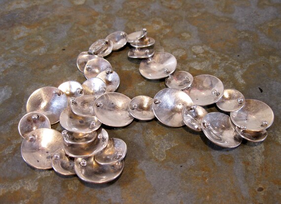 Excellent Artisan Signed Articulated Disks 80s Er… - image 4