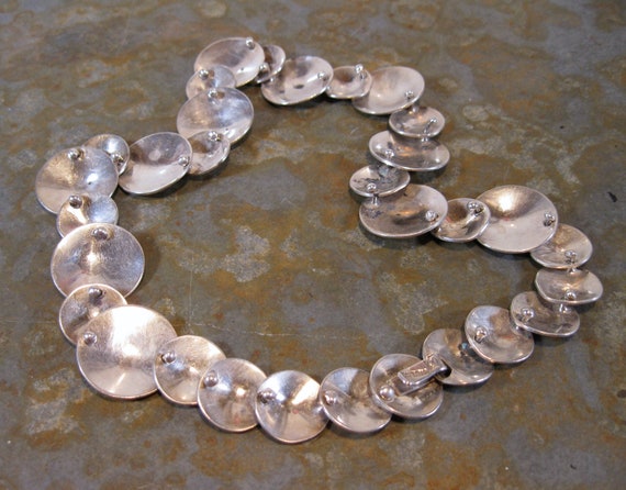 Excellent Artisan Signed Articulated Disks 80s Er… - image 10