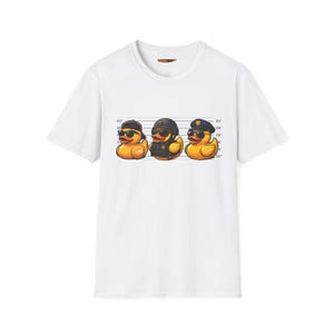 Canton Duck Line-up T-Shirt - Fun Unisex Graphic Tee, Animal Lover Gift, Cute Humor Shirt, Casual Wear for All, Graphic T-Shirt, Unique Gift