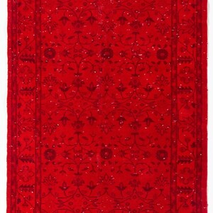 赤いオーバーダイラグ 4' x 11'15