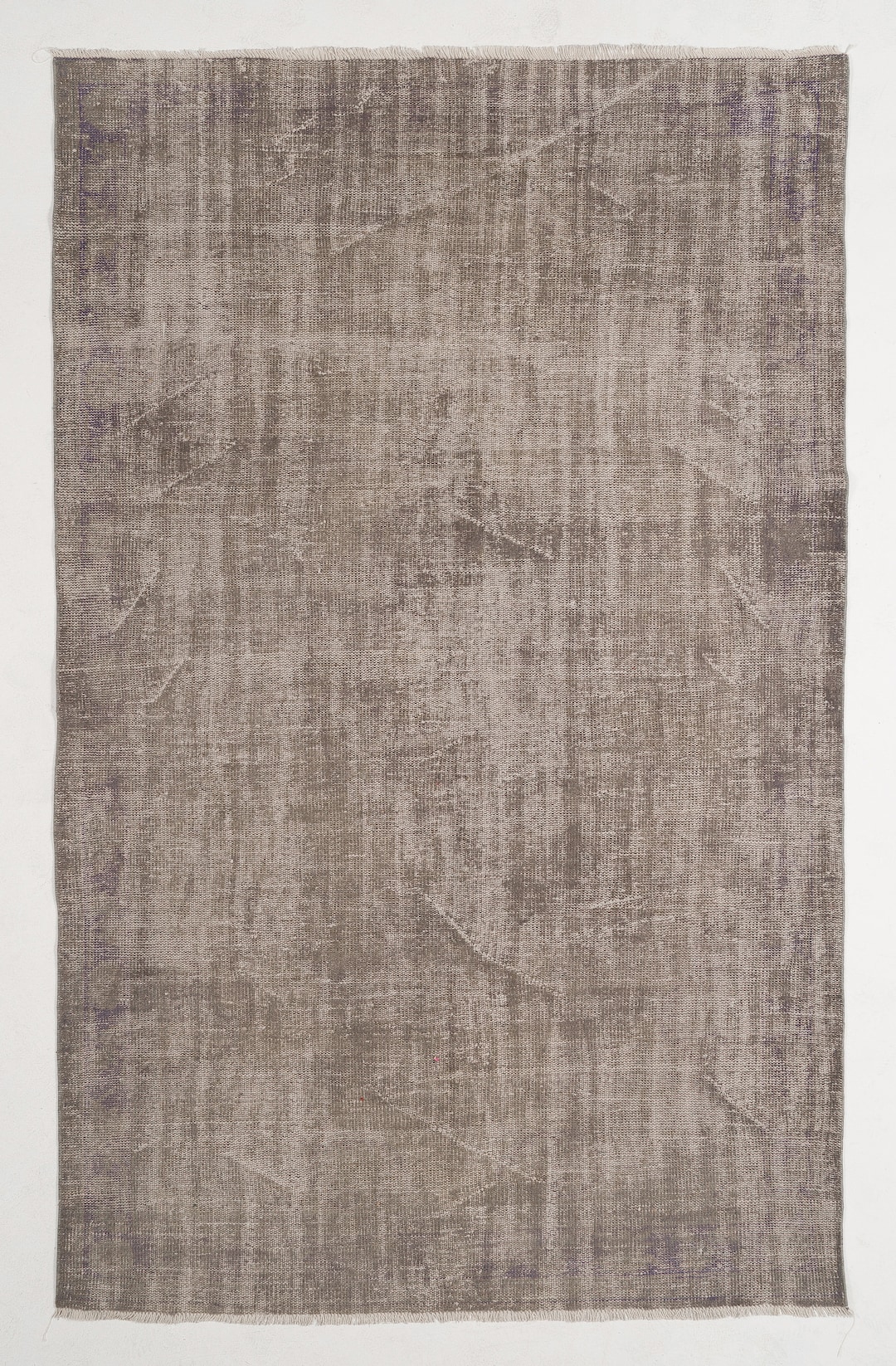 Dark Gray Overdyed Rug 6'2 X 9'9 189x303 Etsy