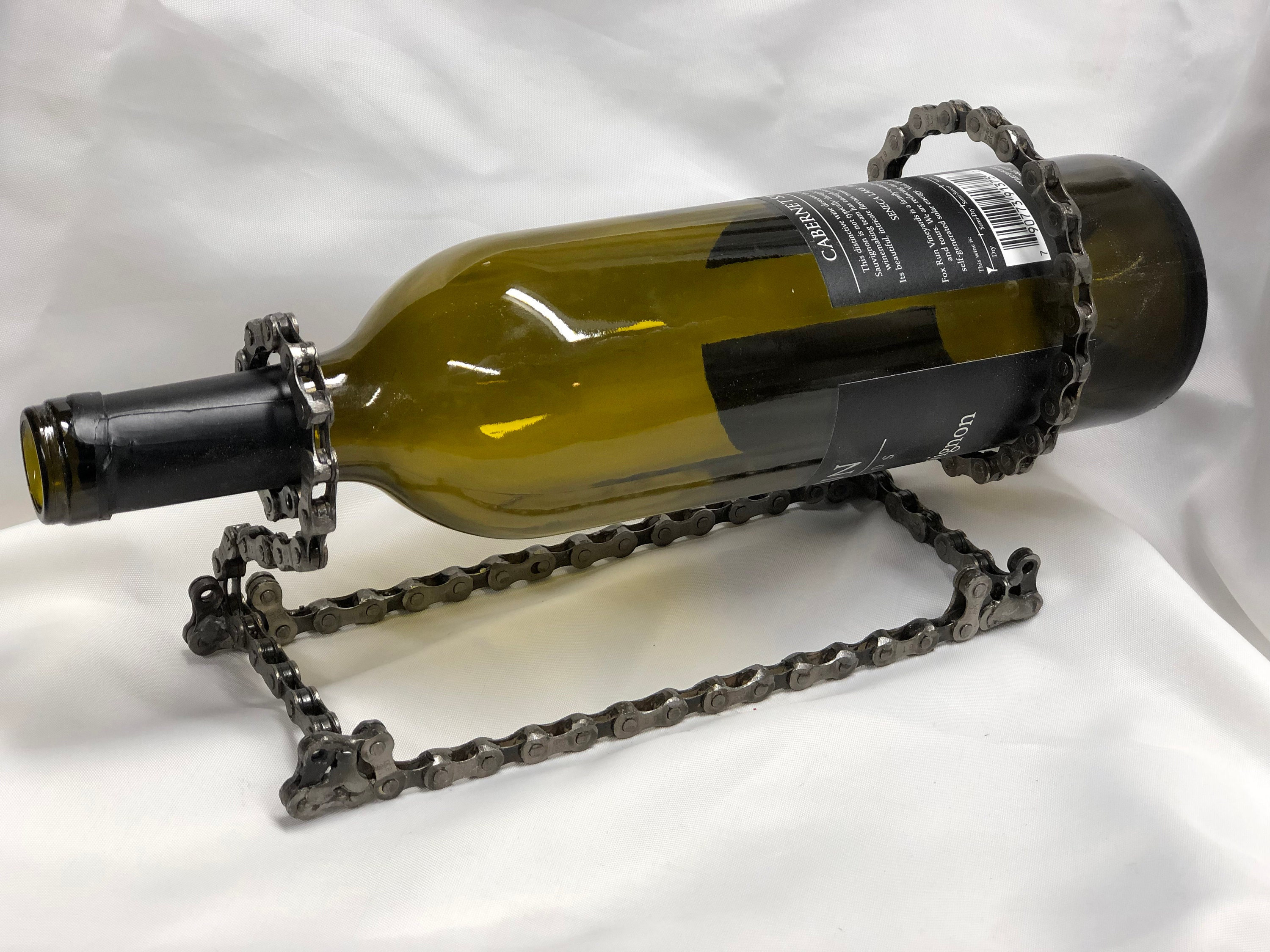 Bike chain wine rack sale