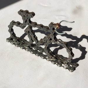 UpCYCLEd Bike Chain 3D Bike Skulptur Bild 4