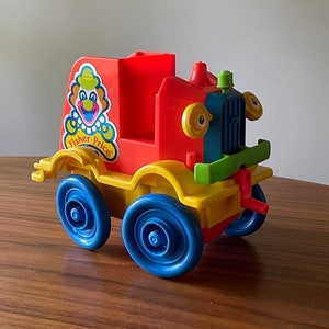 1983 Fisher Price Little People Clown Brigade Buggy, Clown Car, Vintage Clown Car, Fisher Price, Little People, Clown, Vintage Toys
