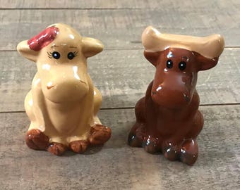 Moose Salt and Pepper Shakers, Salt and Pepper Shakers, Alaska