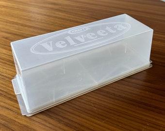 Vintage Kraft Velveeta Storage Container, Cheese Storage, Promotional Item, Plastic Storage Container, Velveeta