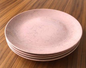 Vintage Blue Ridge Ceramic Plate: Pink and Grey Speckled, Southern Potteries, MCM Kitchen, Mid-Century Dinner Plates, Vintage Plates, Pink