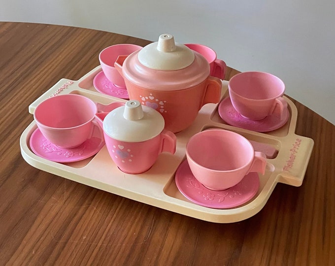 COMPLETE 1985 Fisher Price Tea Set Vintage Fisher Price Tea Etsy