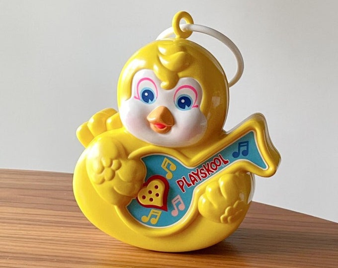RARE 1983 Playskool Musical Lullaby Bird Crib Toy, Vintage Playskool