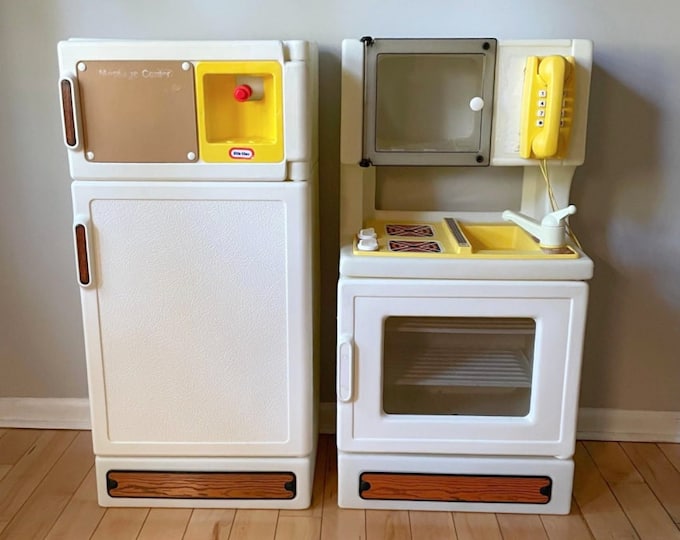 Little Tikes Kitchen and Refrigerator Vintage Little Tikes Etsy
