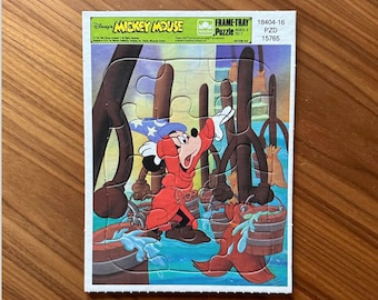 Vintage Walt Disney Vintage Puzzle , 1989s Puzzle Complete - Walt