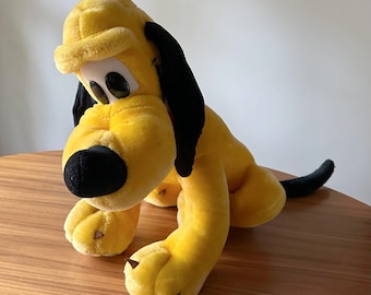 RARE XL Vintage Disney Pluto Plush, Vintage Disney Land, Plush Pluto, Vintage Walt Disney, Disney's Pluto, Pluto Stuffed Animal, Pluto