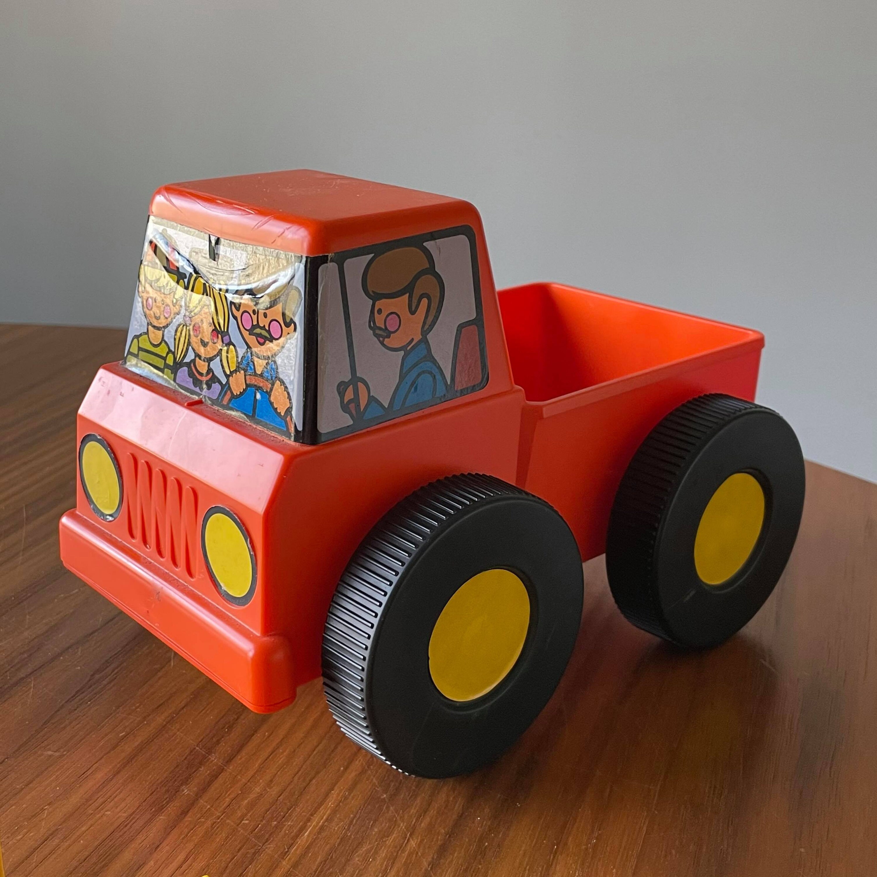 Vehicles Vintage Tupperware TupperToy Pick Em Up BLUE Truck Toy with