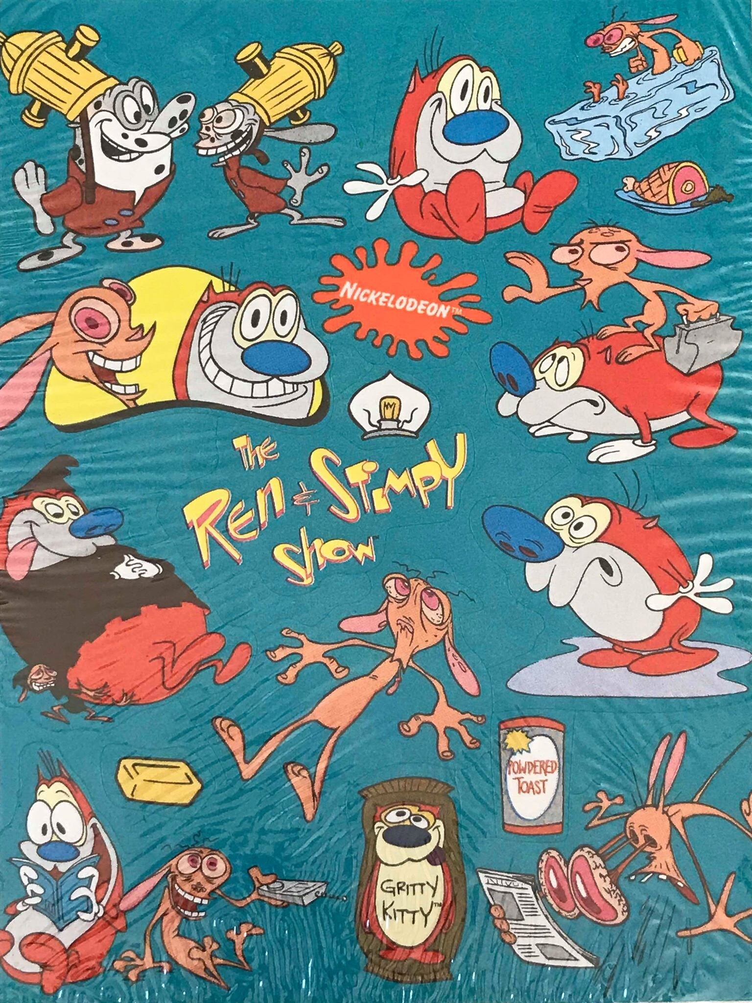 Stickers Paper Ren & Stimpy Stickers