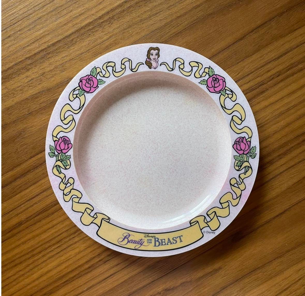 Beauty and the beast plate set hotsell