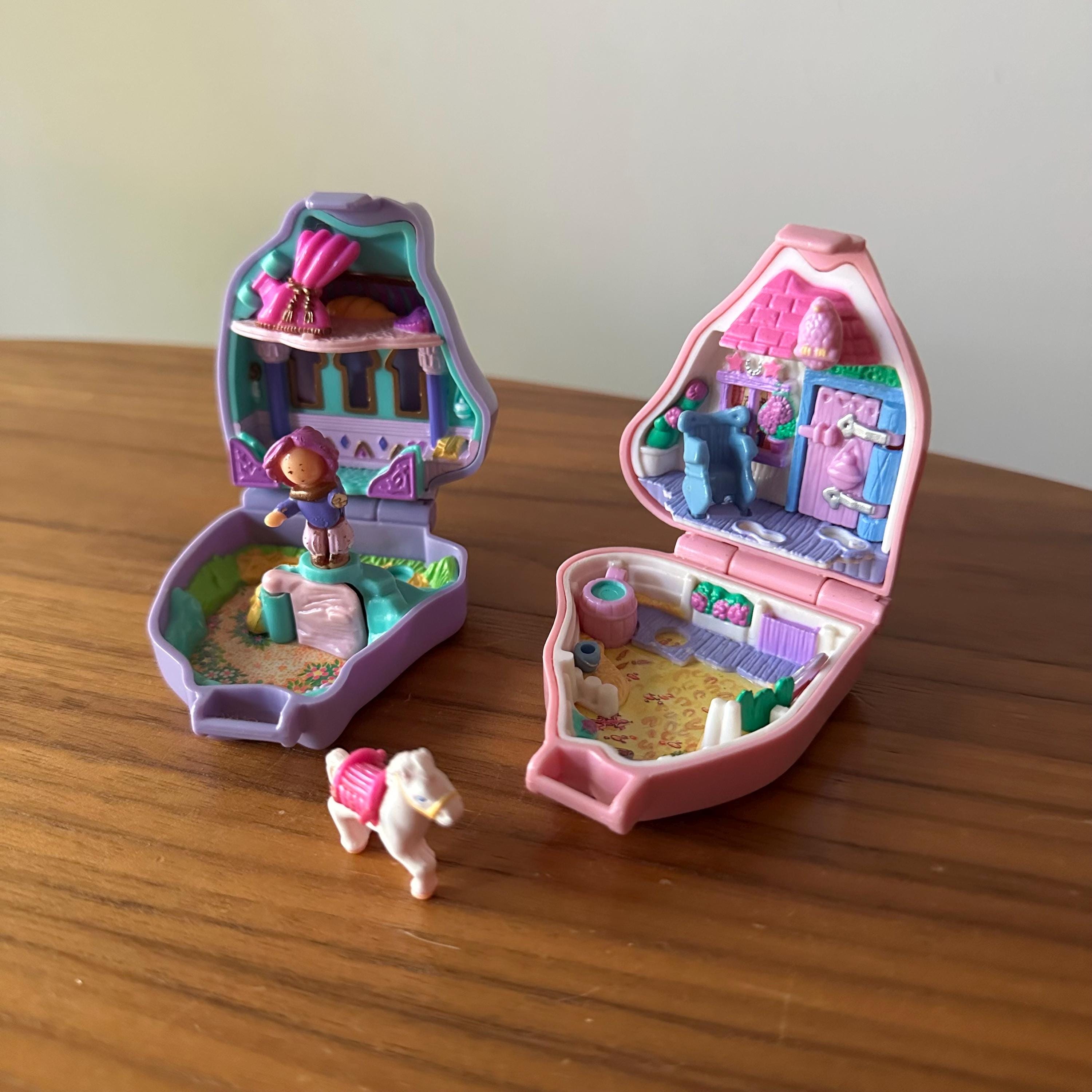 1995 Polly Pocket Compacts: Yasmin's Arabian Pony and Polly's