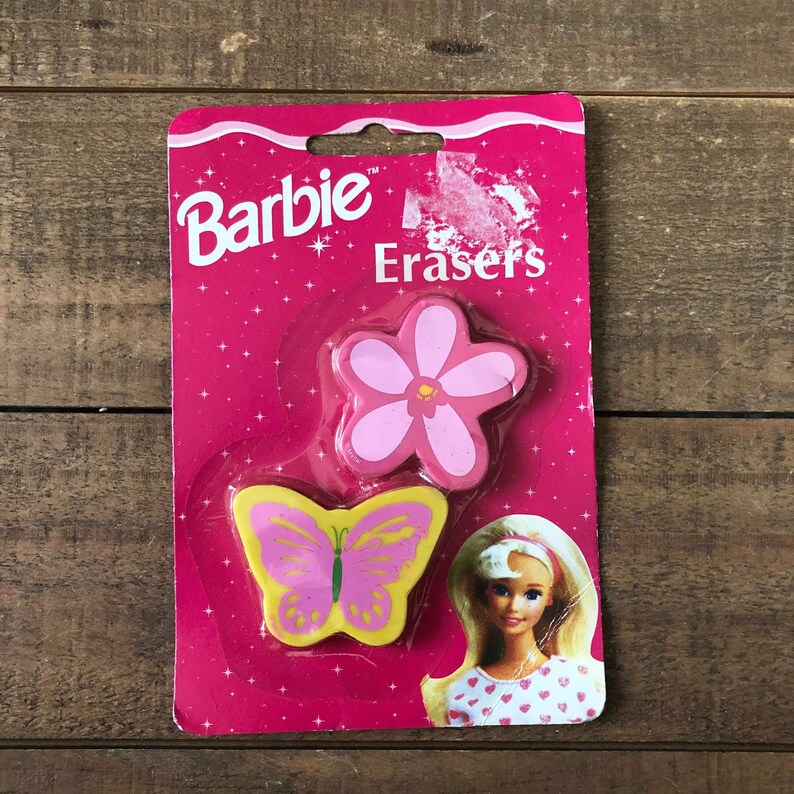 Vintage Barbie Erasers Vintage Barbie Flower Eraser Etsy