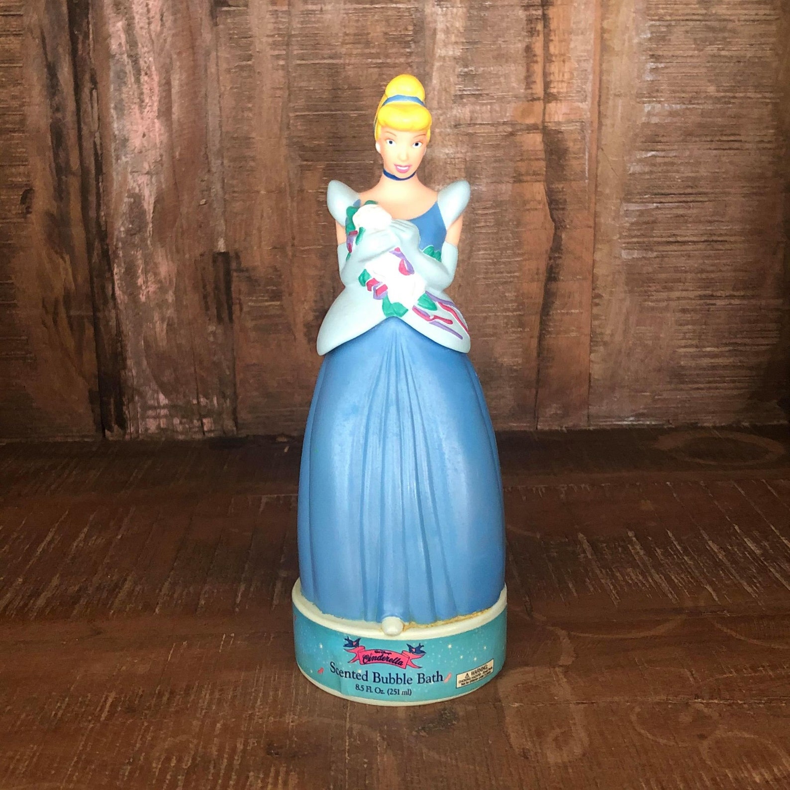 Vintage Cinderella Bubble Bath Bottle Cinderella 1990s Etsy