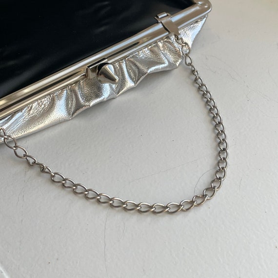 Vintage Silver Clutch, Vintage Purse, Vintage Clu… - image 8