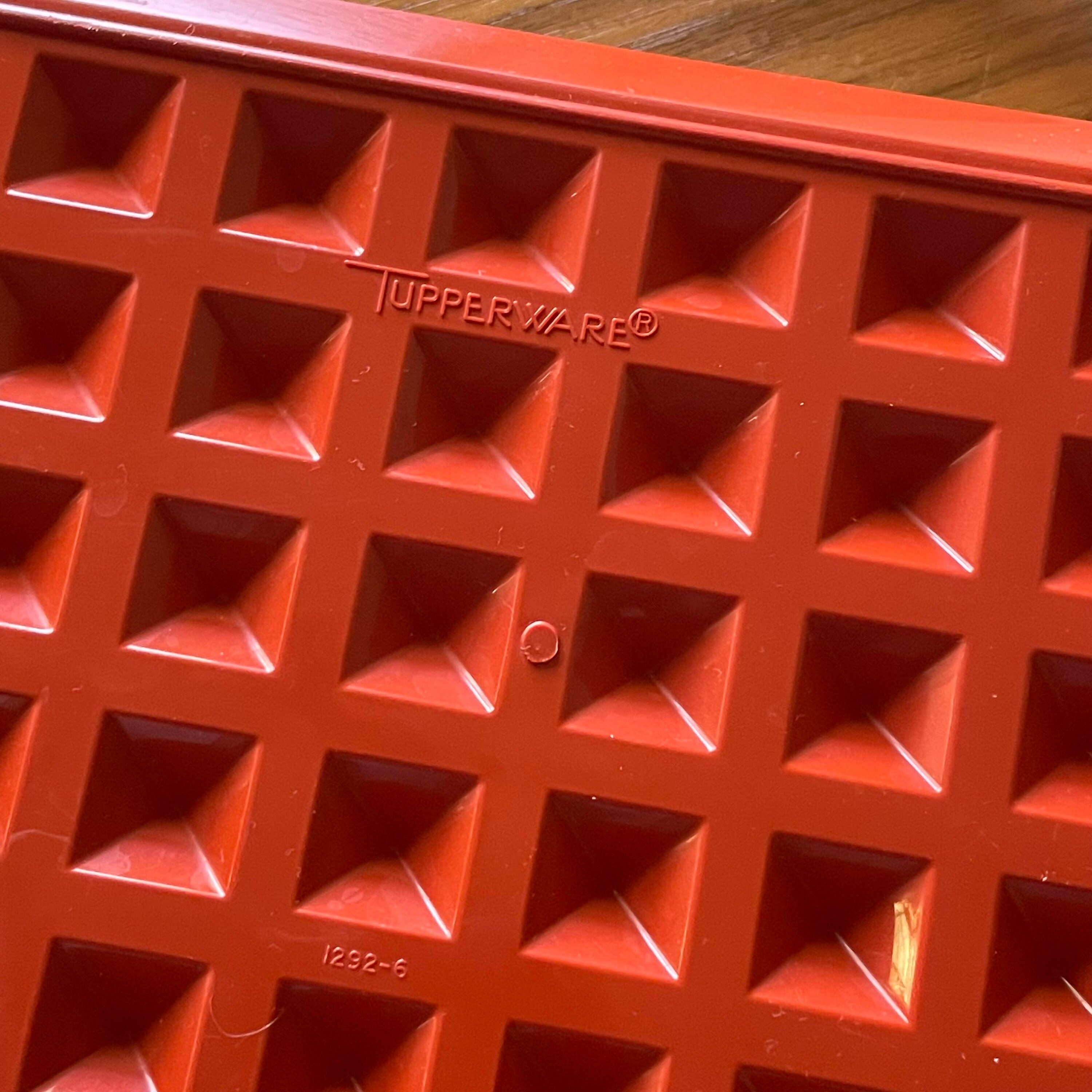 Vintage Tupperware Deli Meat Keeper, Burnt Orange and White - Etsy