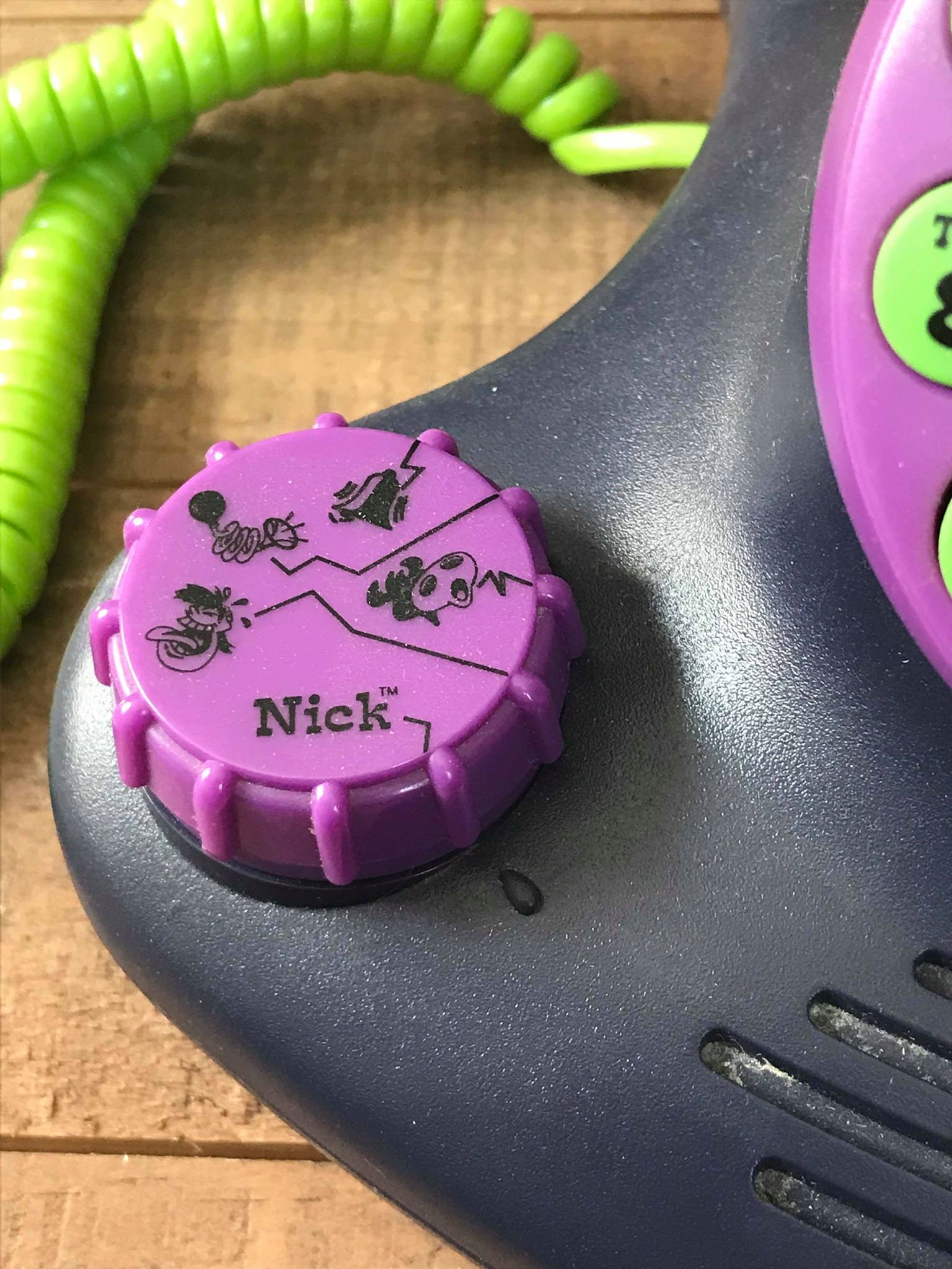 Vintage Nickelodeon Talk Blaster Rotary Style Telephone Vintage Nickelodeon Talk Blaster Rotary Style Telephone