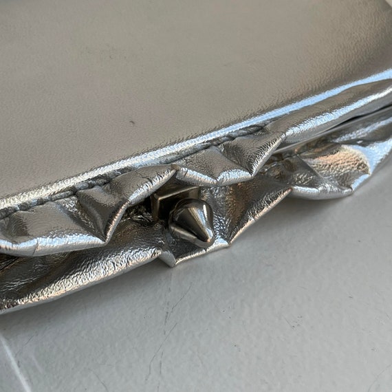 Vintage Silver Clutch, Vintage Purse, Vintage Clu… - image 7