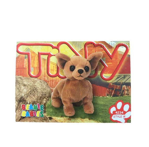 ty beanie babies tiny the chihuahua dog