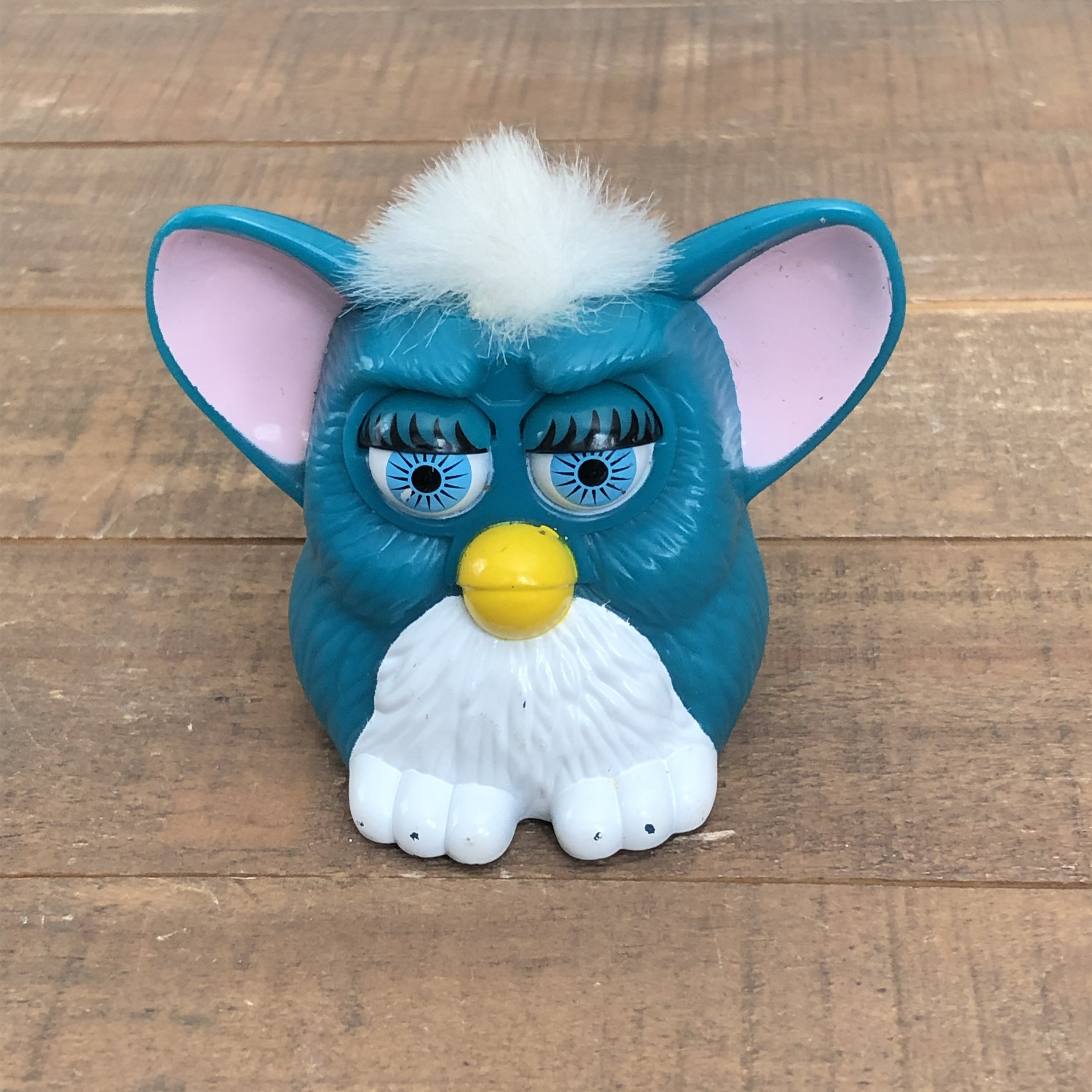 Vintage Furby Mcdonald's Toy, 1998, Plastic Furby, Mini Furby, Hot