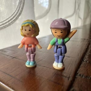 1994 Polly’s Treehouse Replacement Pieces: Polly and Rachel, Vintage Polly Pocket, Polly Pocket Replacement Pieces, Sold separately