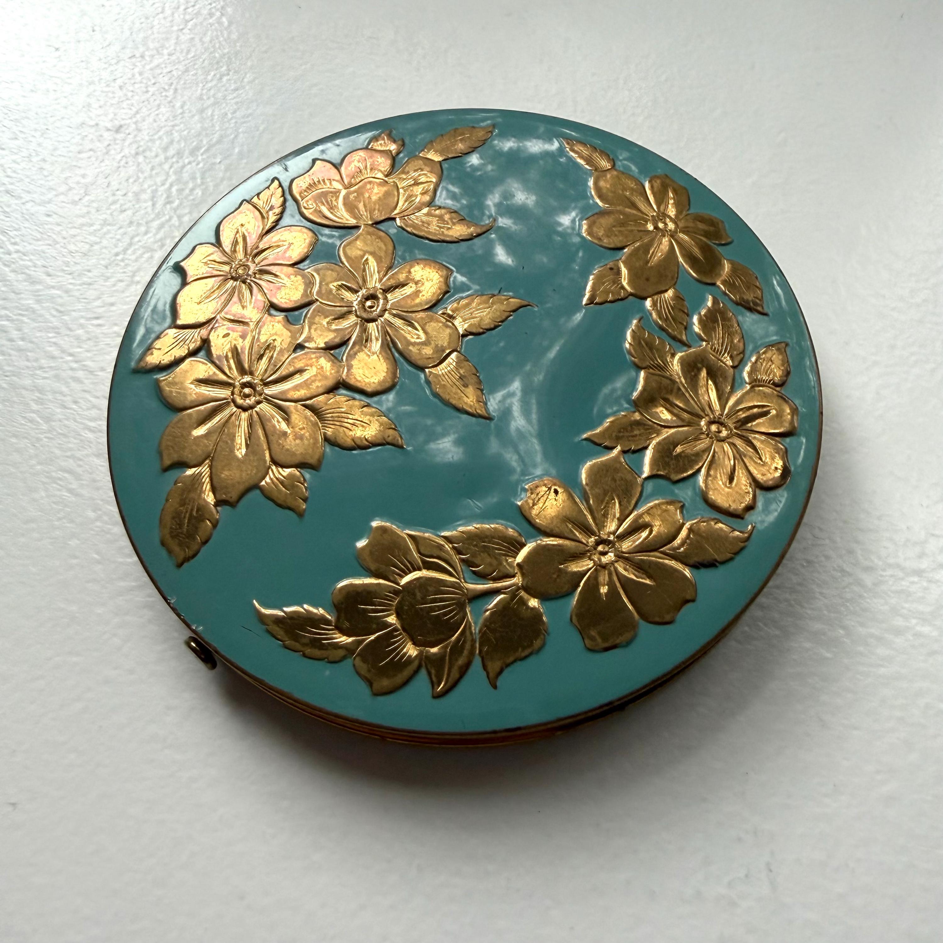 Vintage Antique Compact - Etsy