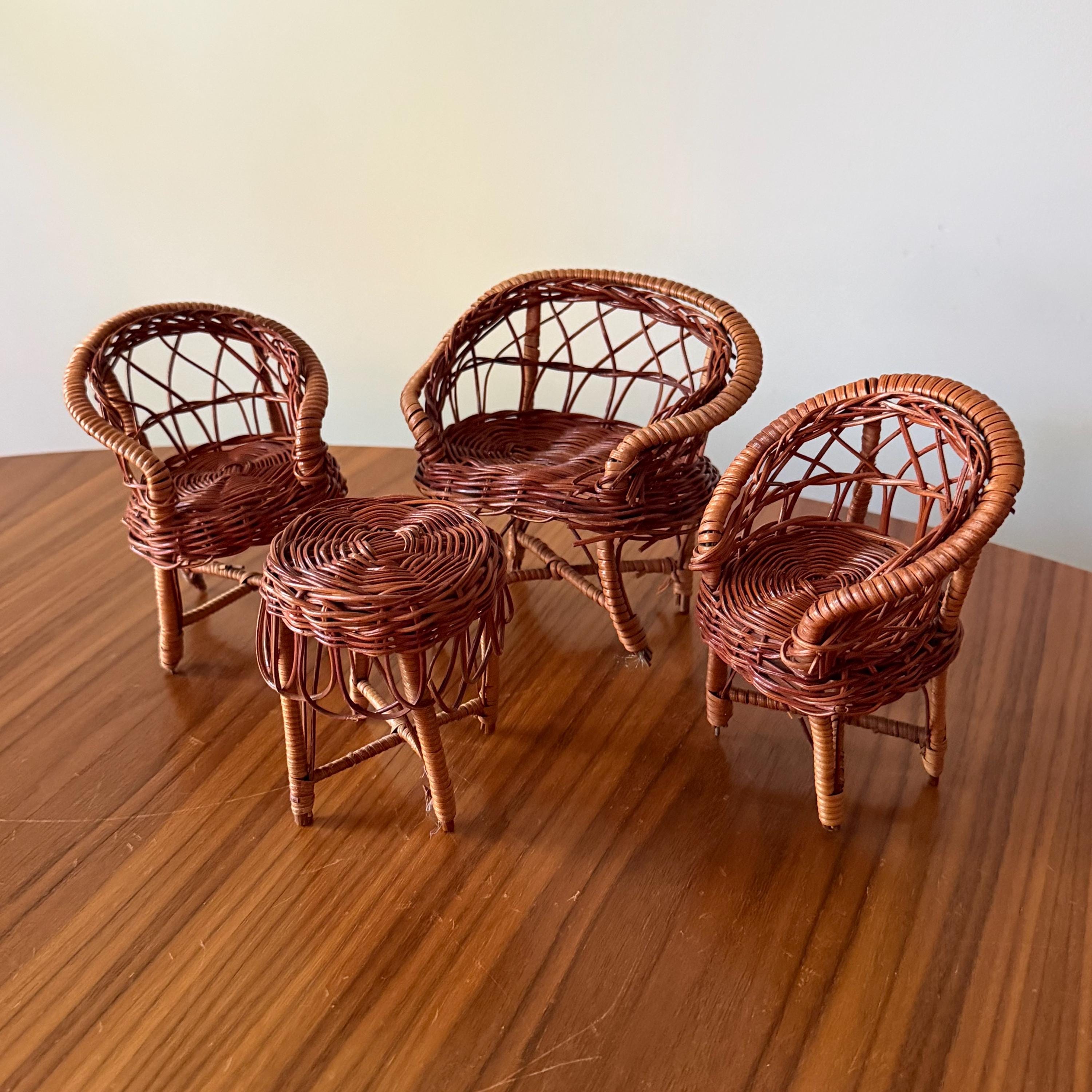 Wicker Plant Chair - Etsy