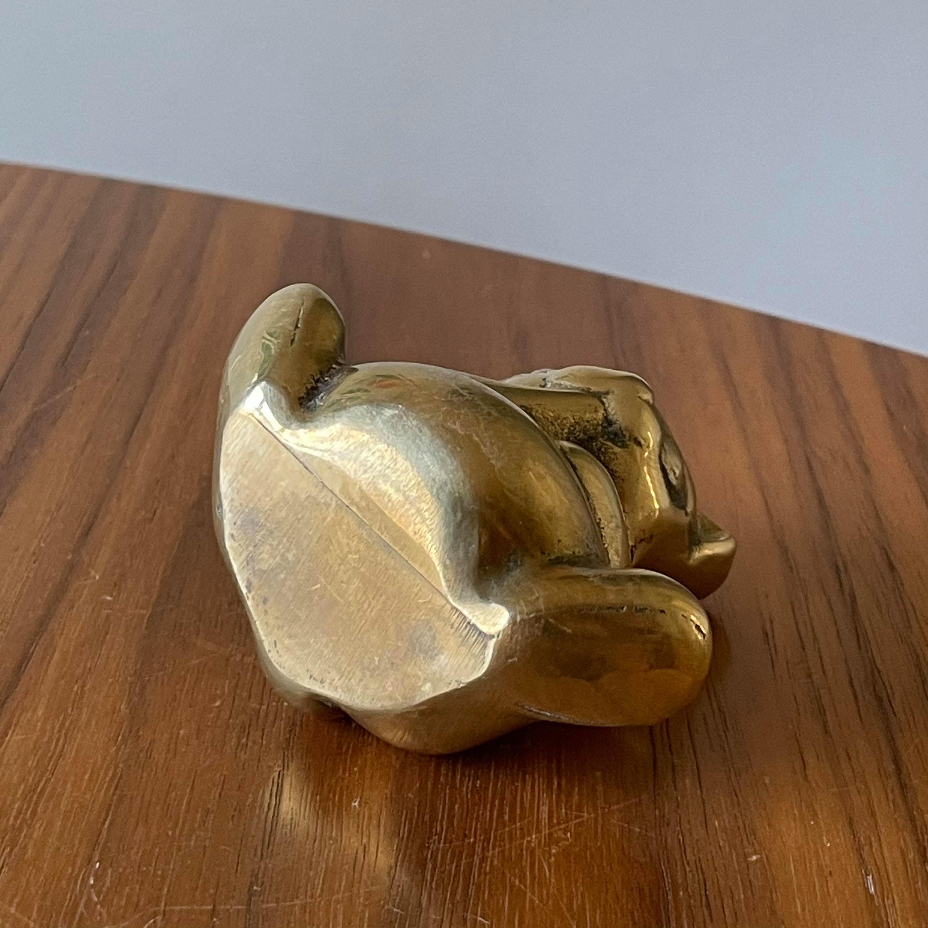 アンティーク　パンダベア Brass Panda Bear, Vintage Brass Decor, Vintage Brass, Miniature