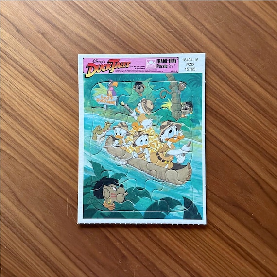 Vintage Duck Tales Tray Puzzle, Vintage Walt Disney, Donald Duck