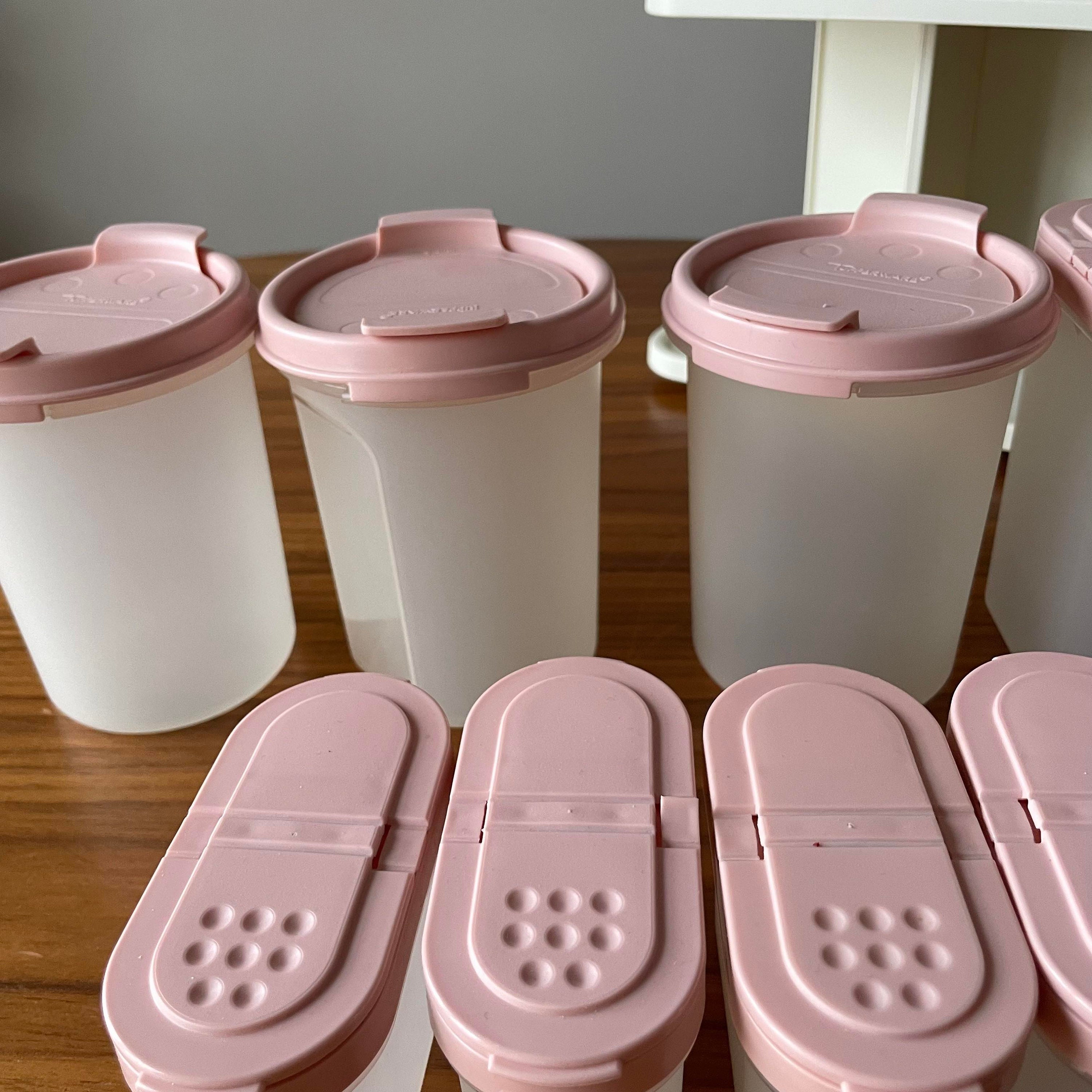 Pink Tupperware Shaker w/Sipper or Sprinkler