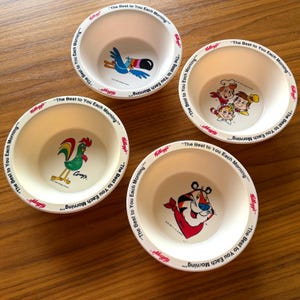 Frosted Flake Cereal Bowl - Etsy