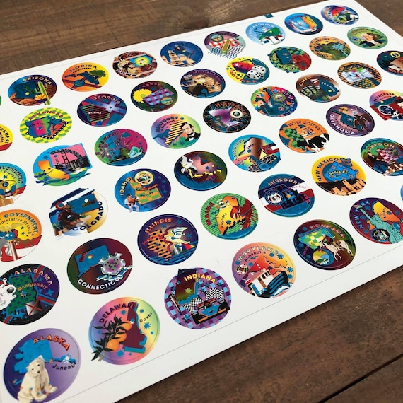 Vintage POGS Sheet, New, 54 POGS, 90s Toys and Collectibles Vintage POGS Sheet, New, 54 POGS, 90s Toys and Collectibles