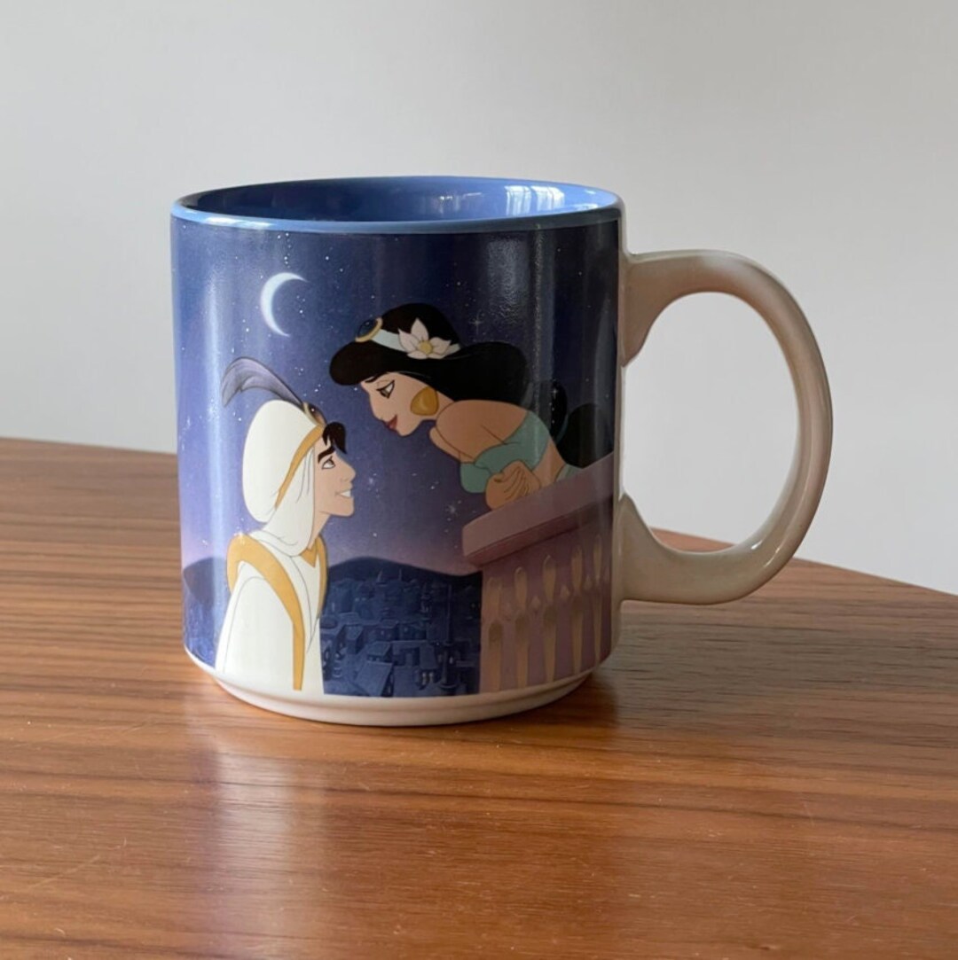 Vintage Aladdin Mug, Walt Disney, Disney Jasmine, Genie, Aladdin ...